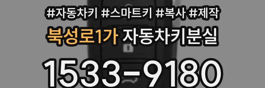 북성로1가 자동차키분실