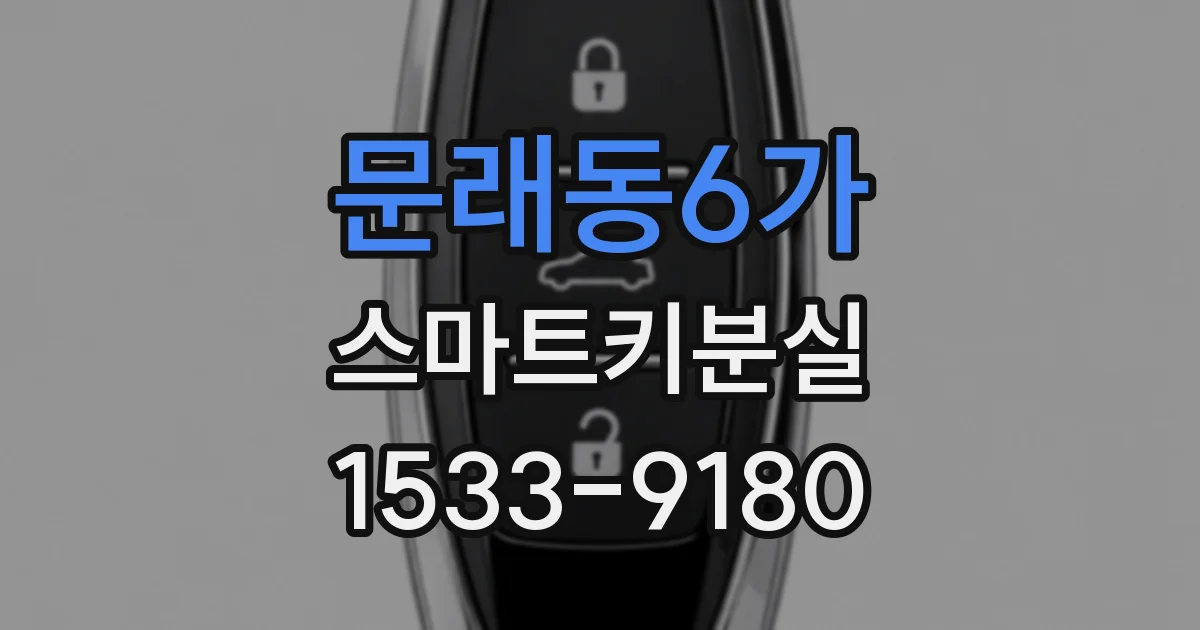 문래동6가 스마트키분실