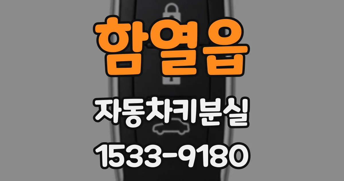 함열읍 자동차키분실