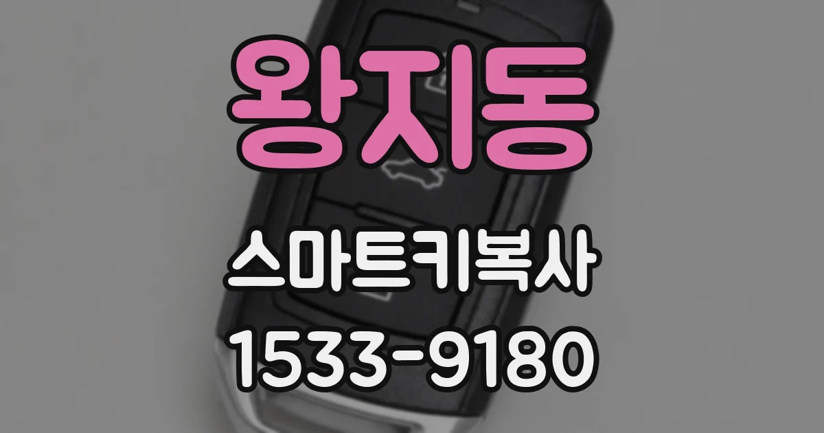 왕지동 스마트키복사