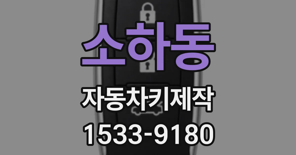 소하동 자동차키제작