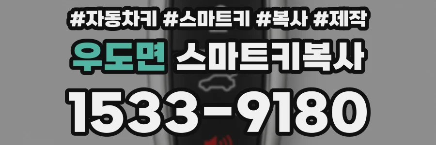 우도면 스마트키복사