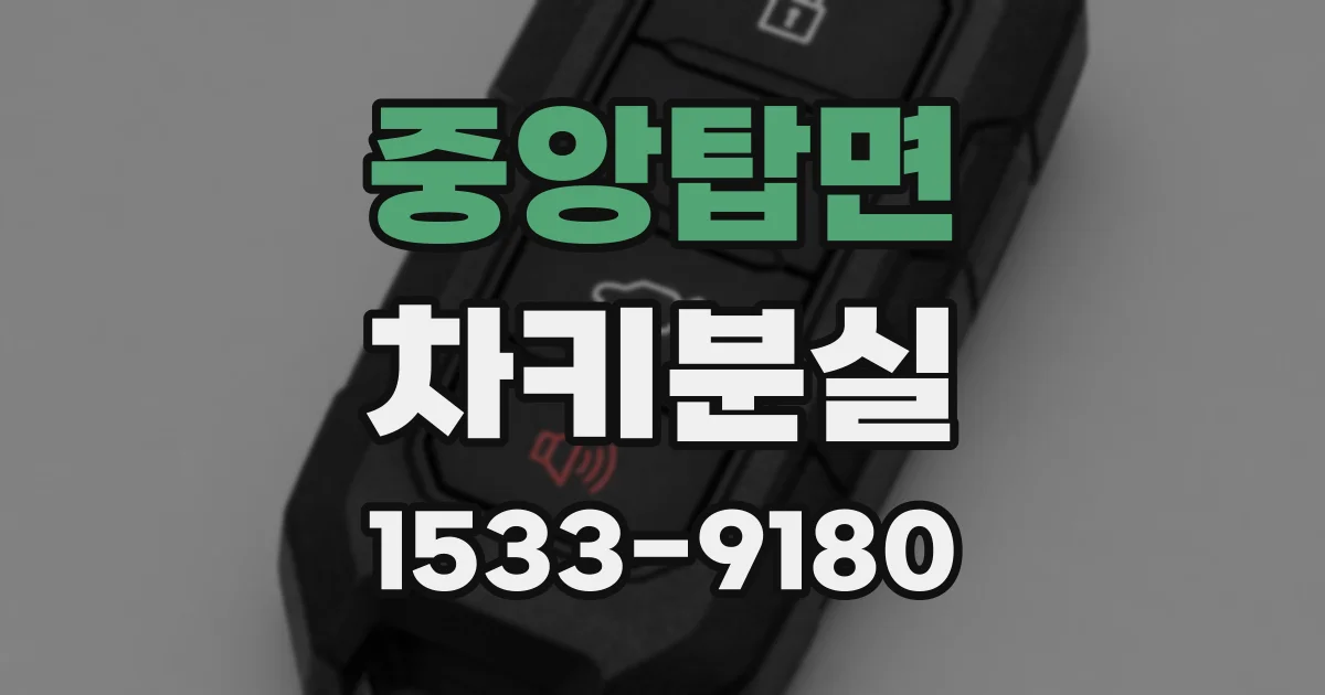 중앙탑면 차키분실