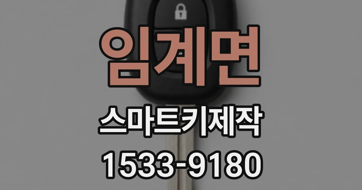 임계면 스마트키제작
