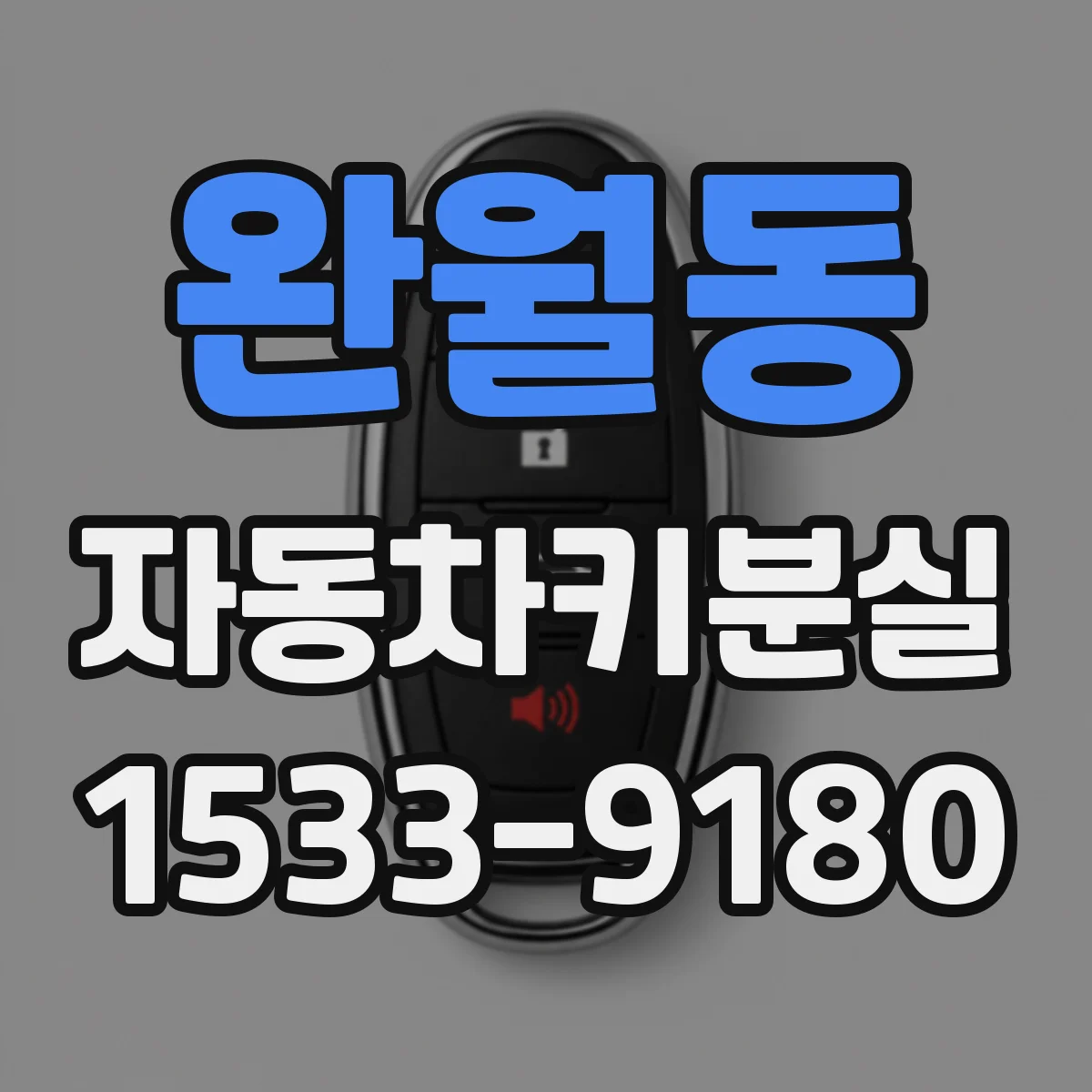 완월동 자동차키분실