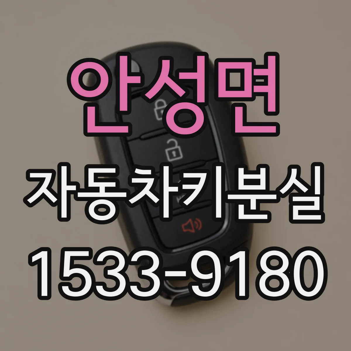 안성면 자동차키분실