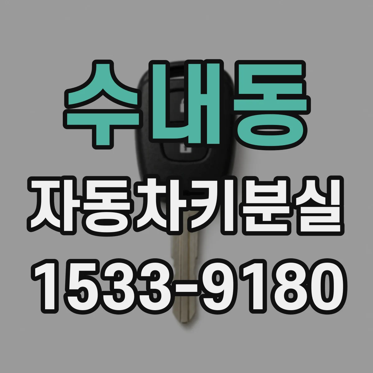 수내동 자동차키분실