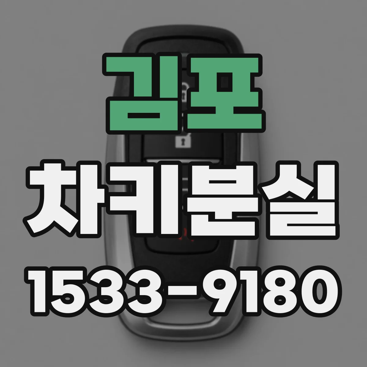 김포 차키분실