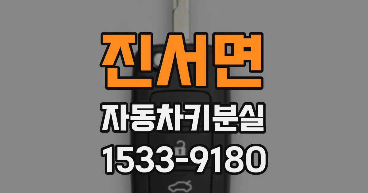 진서면 자동차키분실