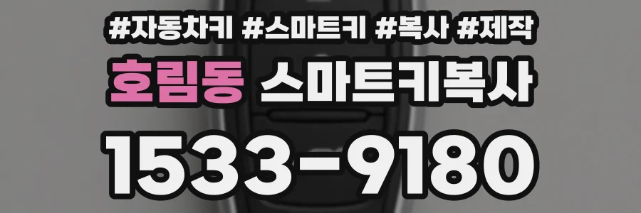 호림동 스마트키복사