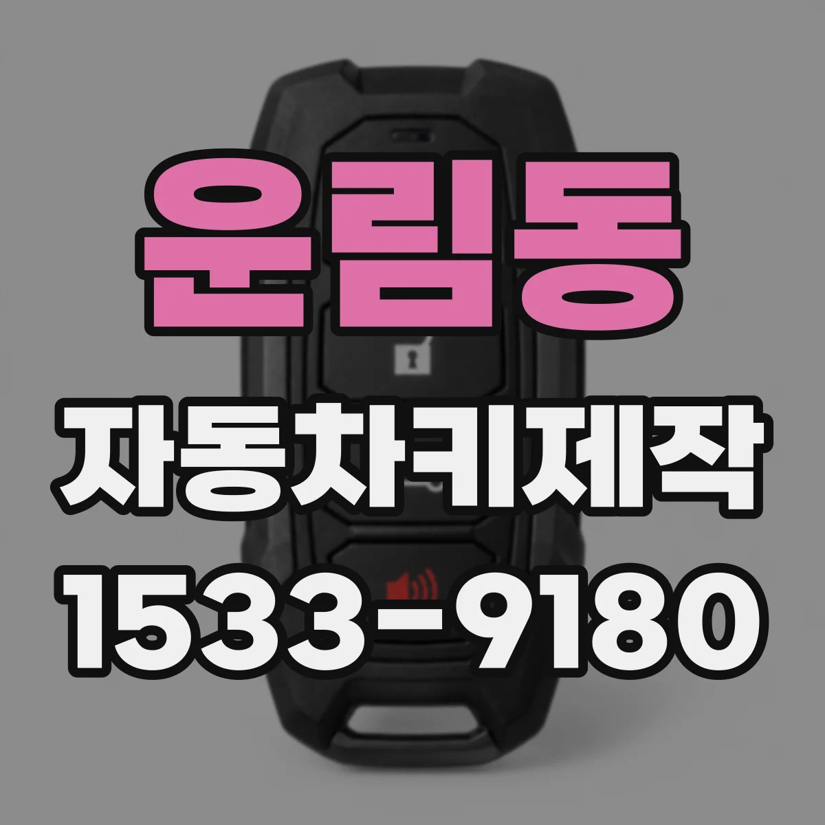 운림동 자동차키제작