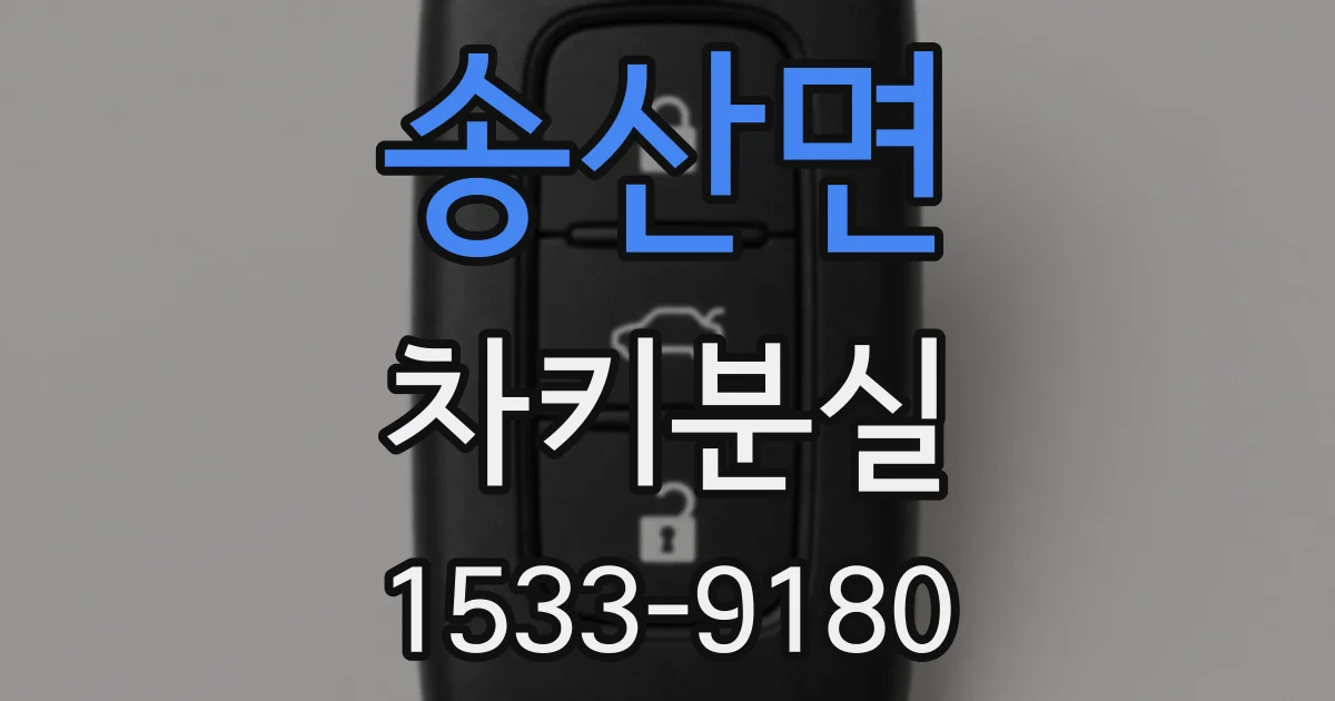 송산면 차키분실