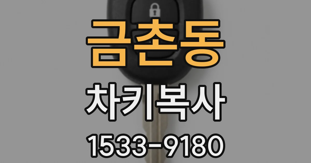 금촌동 차키복사
