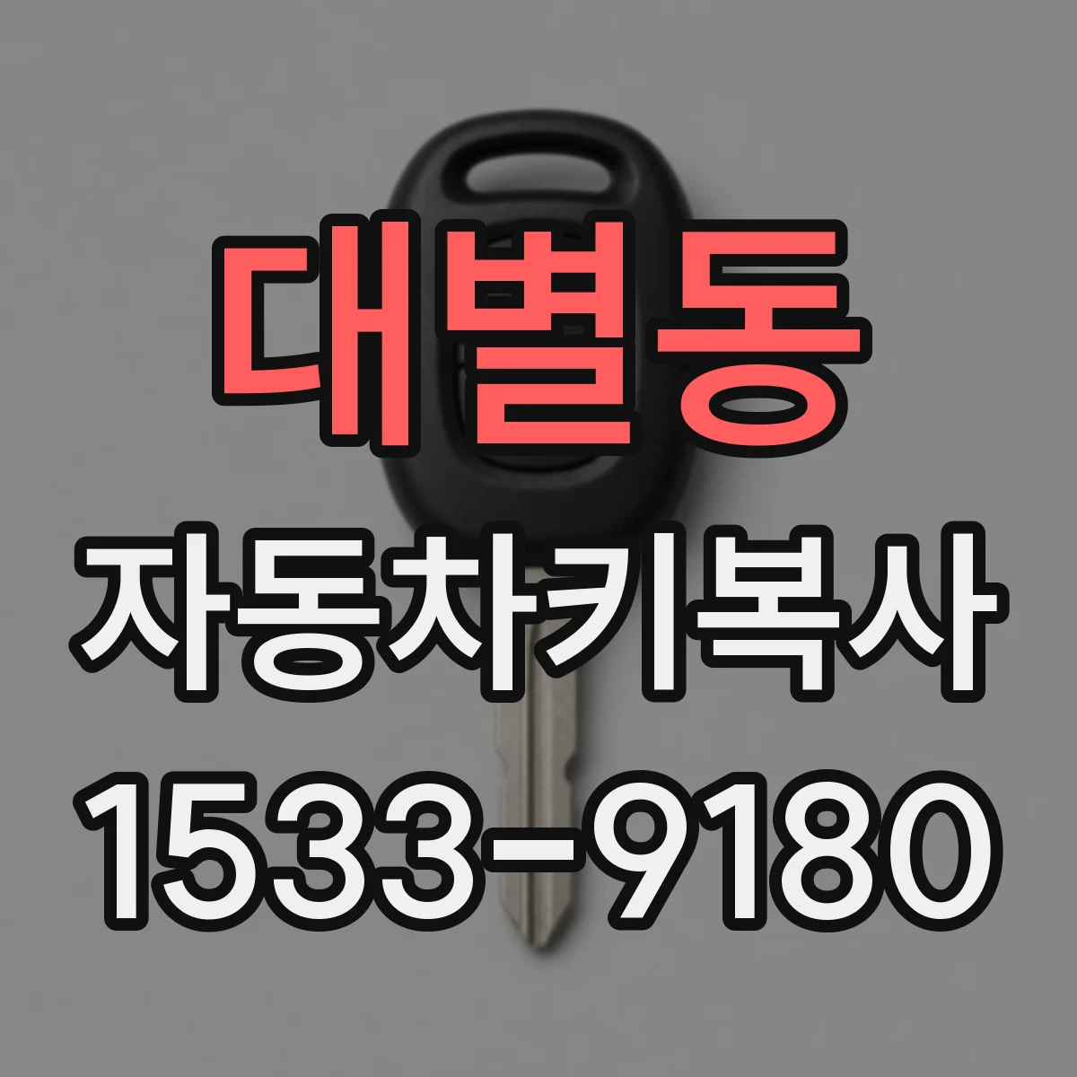 대별동 자동차키복사