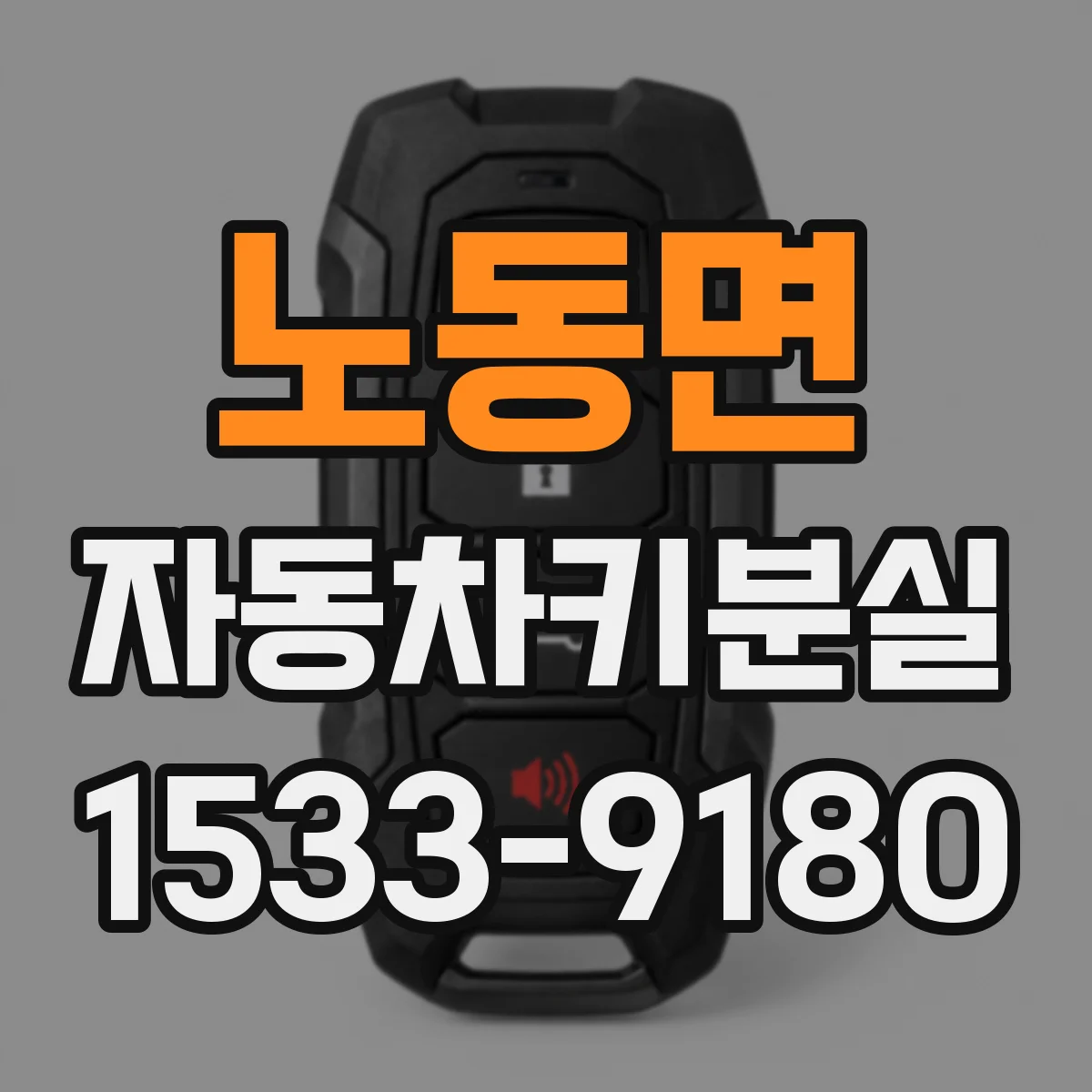 노동면 자동차키분실