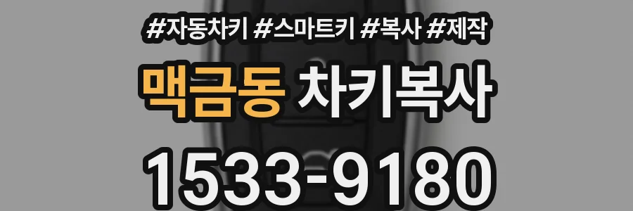 맥금동 차키복사