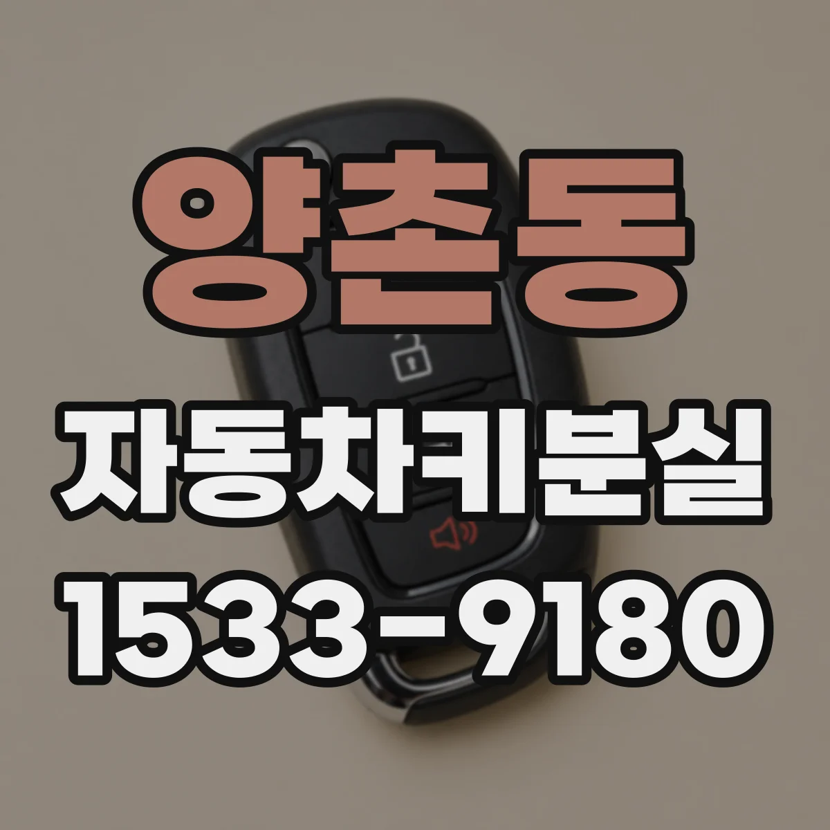 양촌동 자동차키분실