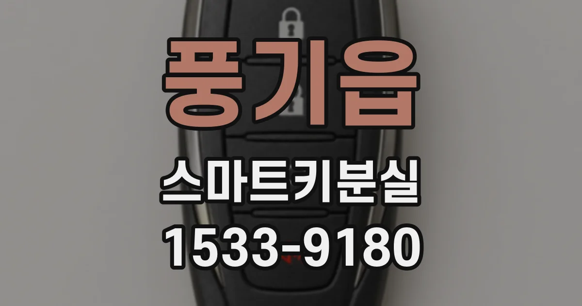 풍기읍 스마트키분실