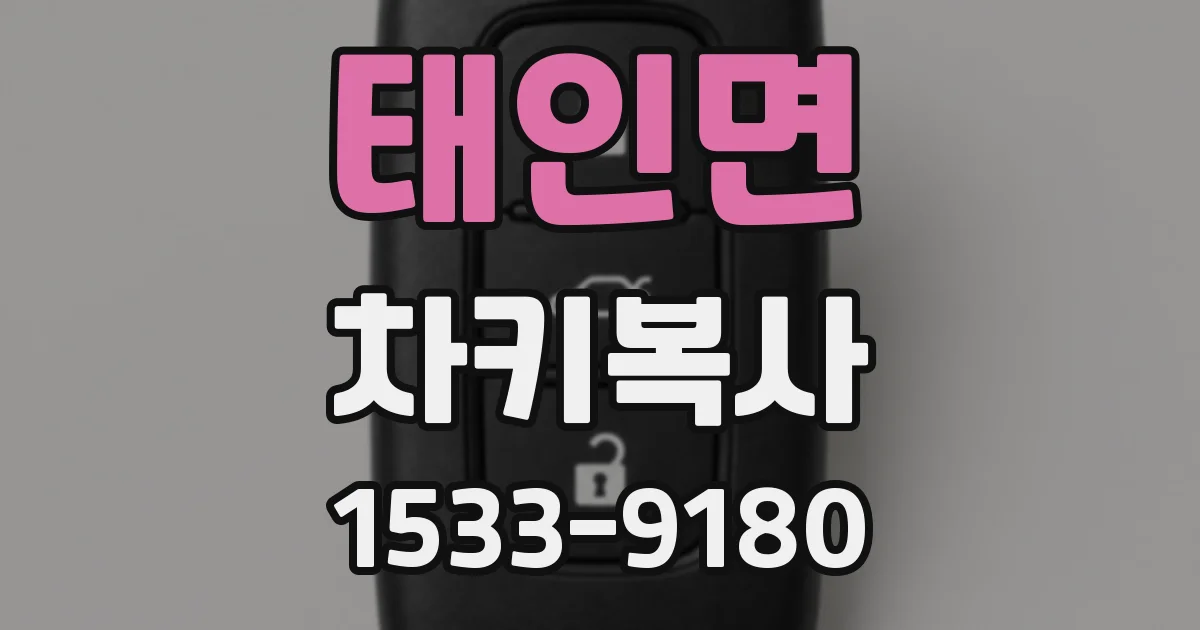 태인면 차키복사