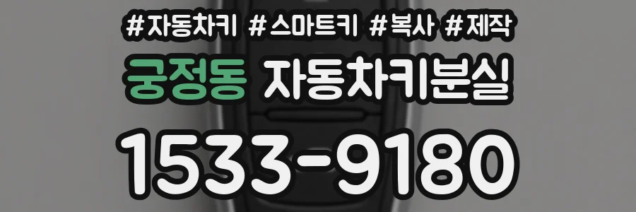 궁정동 자동차키분실