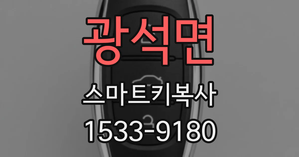 광석면 스마트키복사