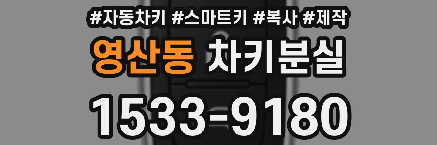 영산동 차키분실
