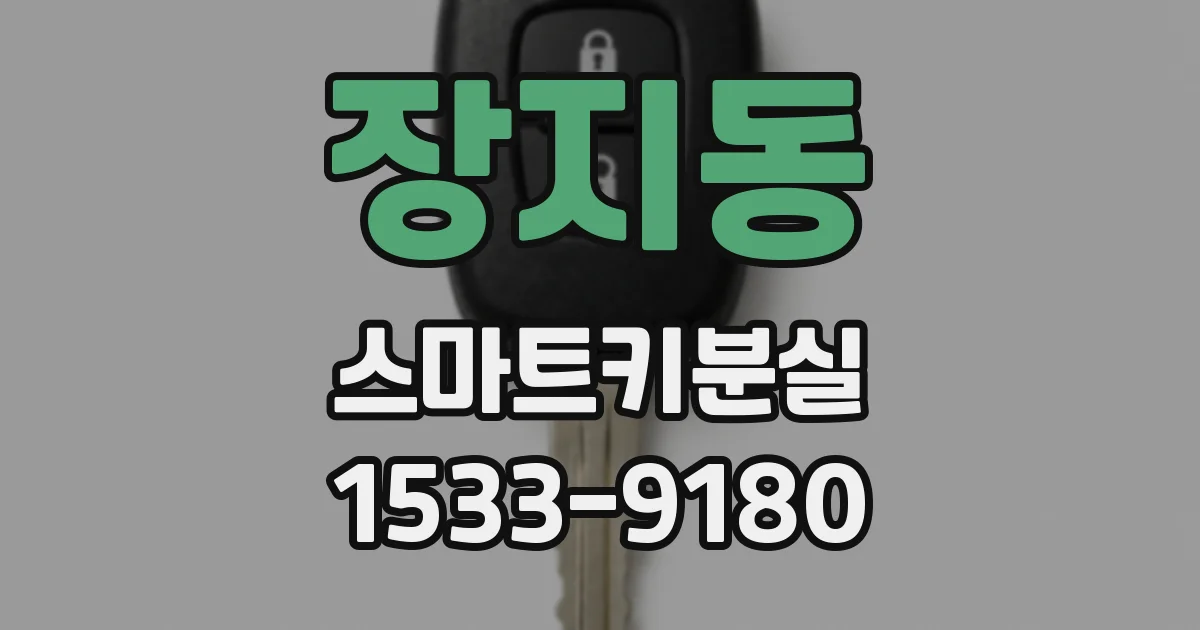 장지동 스마트키분실