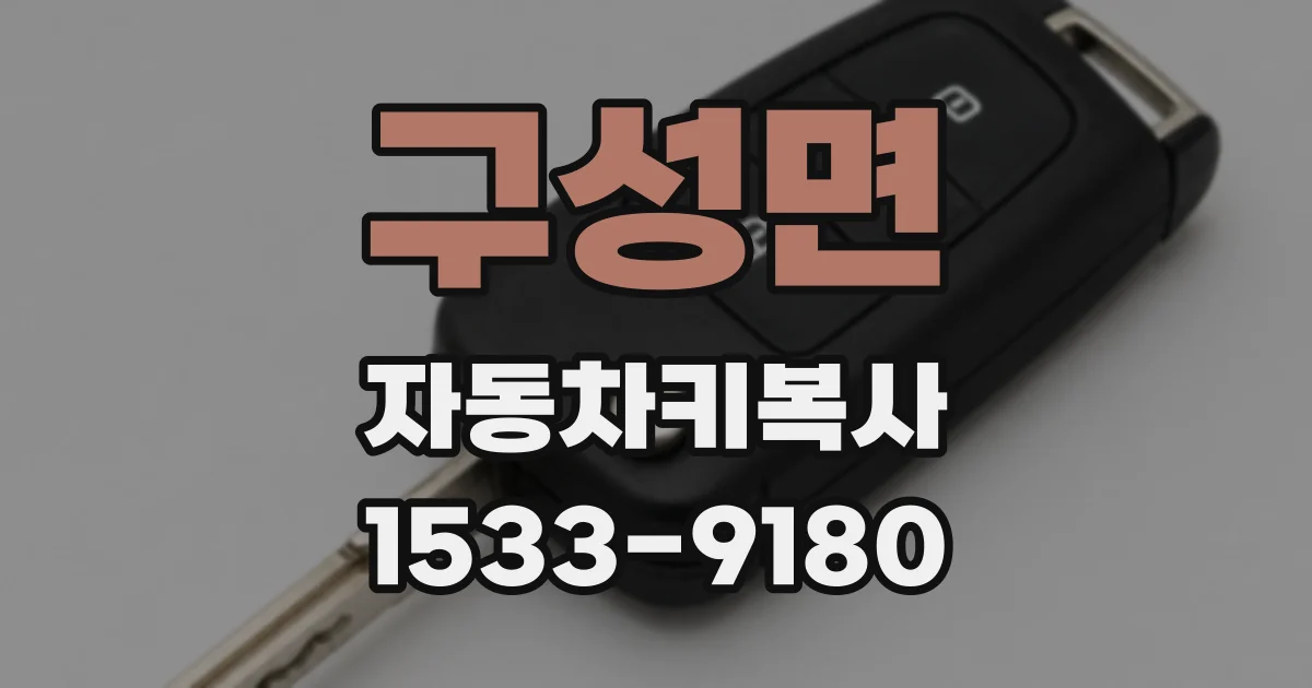 구성면 자동차키복사