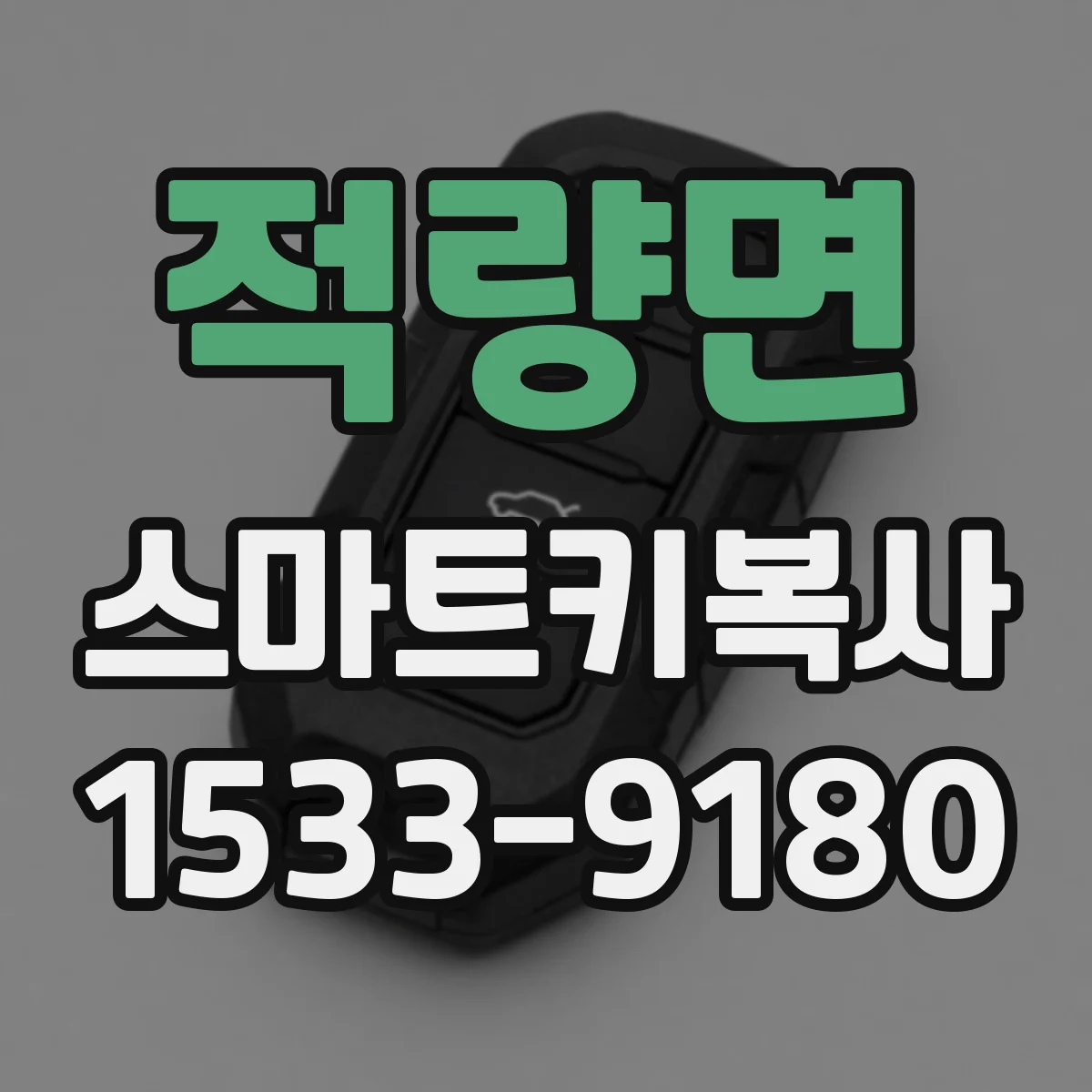 적량면 스마트키복사