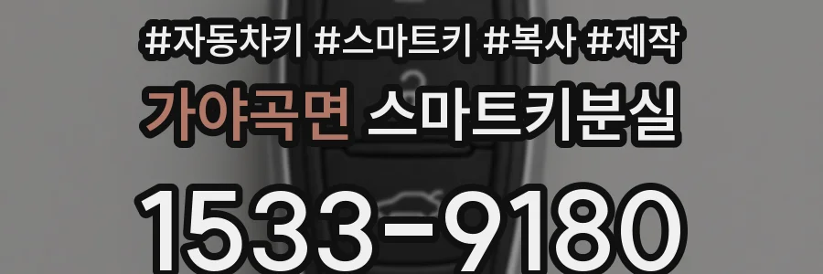 가야곡면 스마트키분실