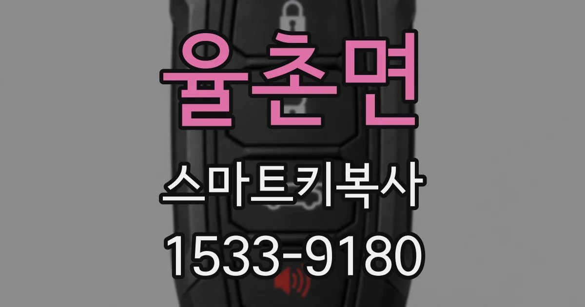 율촌면 스마트키복사