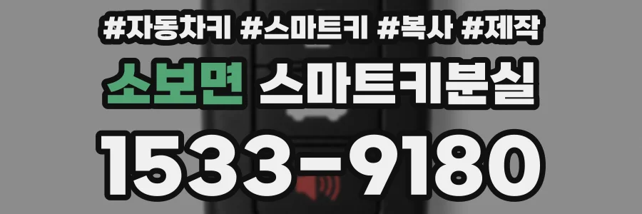소보면 스마트키분실