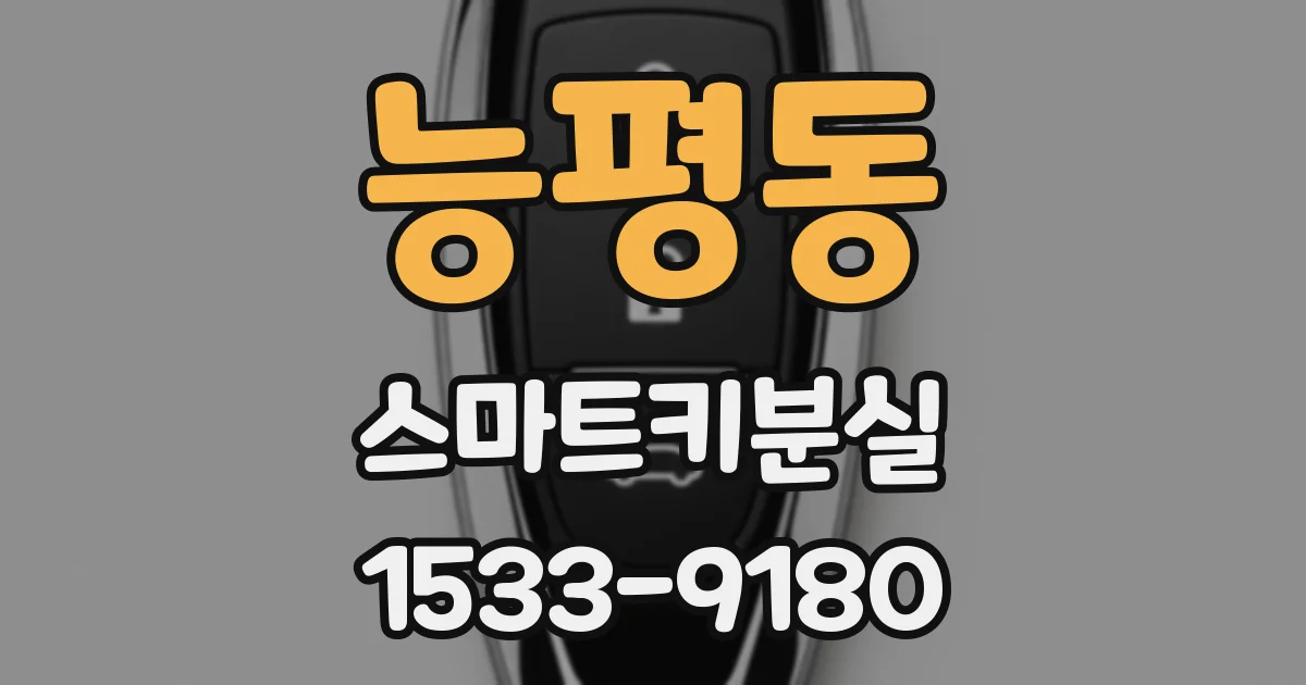 능평동 스마트키분실