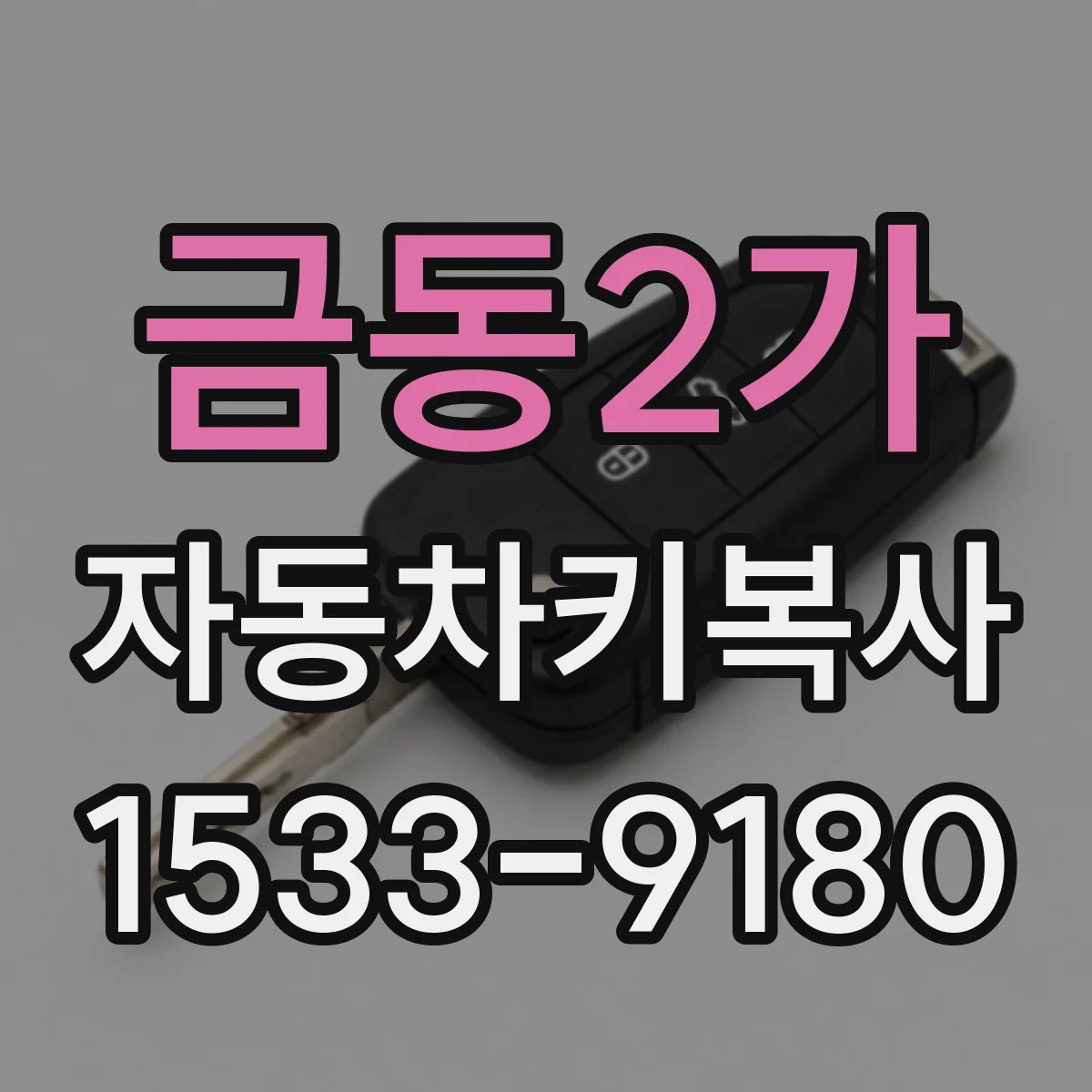 금동2가 자동차키복사