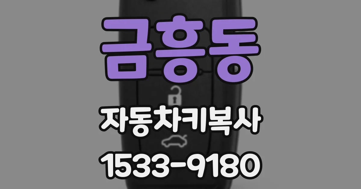금흥동 자동차키복사