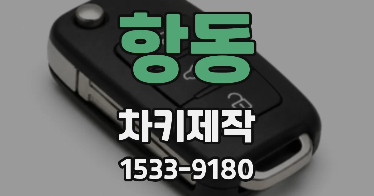 항동 차키제작