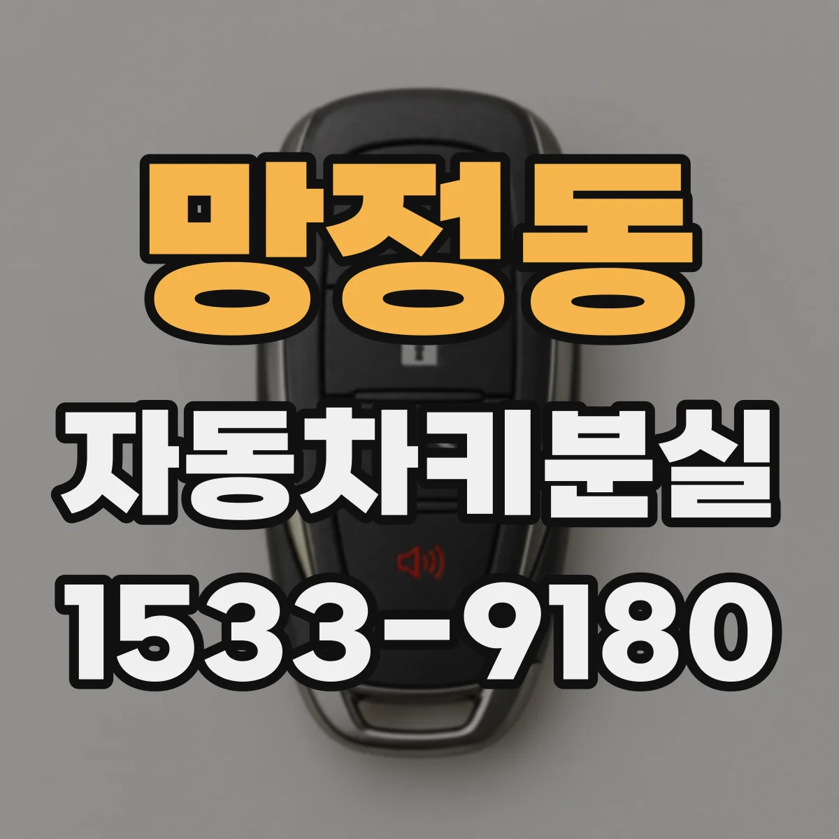 망정동 자동차키분실
