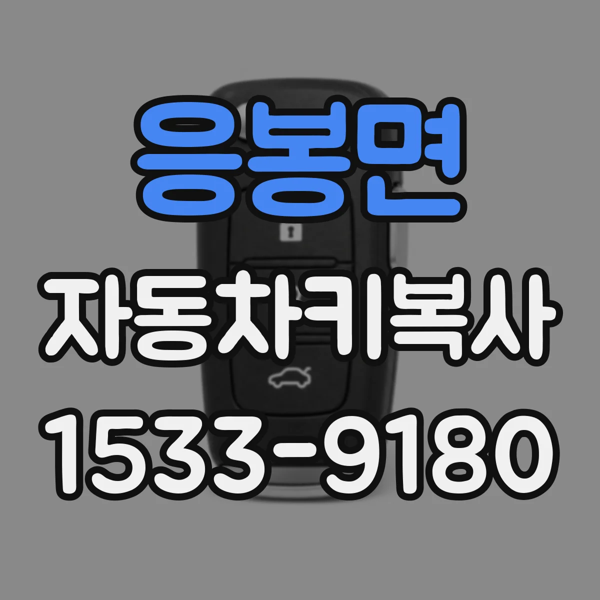 응봉면 자동차키복사