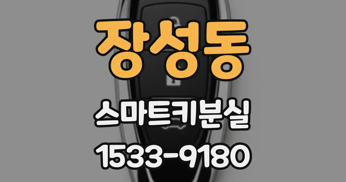 장성동 스마트키분실