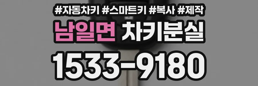 남일면 차키분실