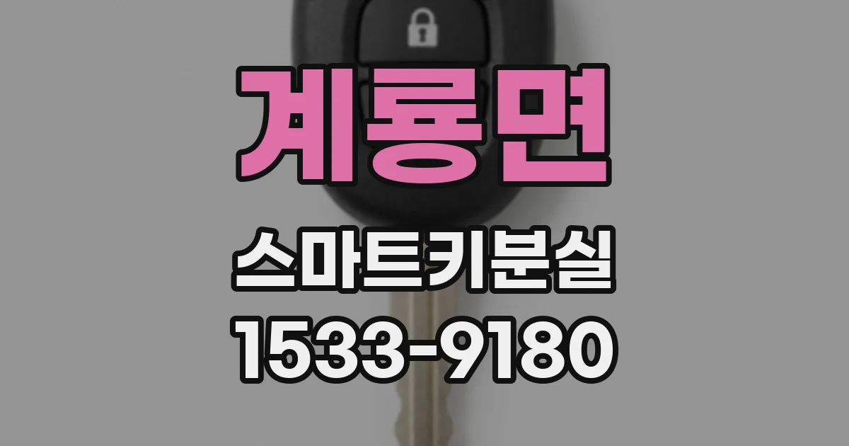 계룡면 스마트키분실