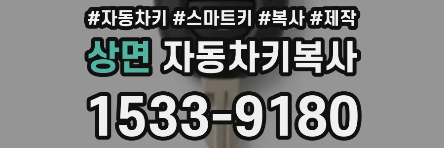 상면 자동차키복사
