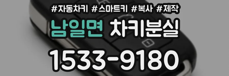 남일면 차키분실