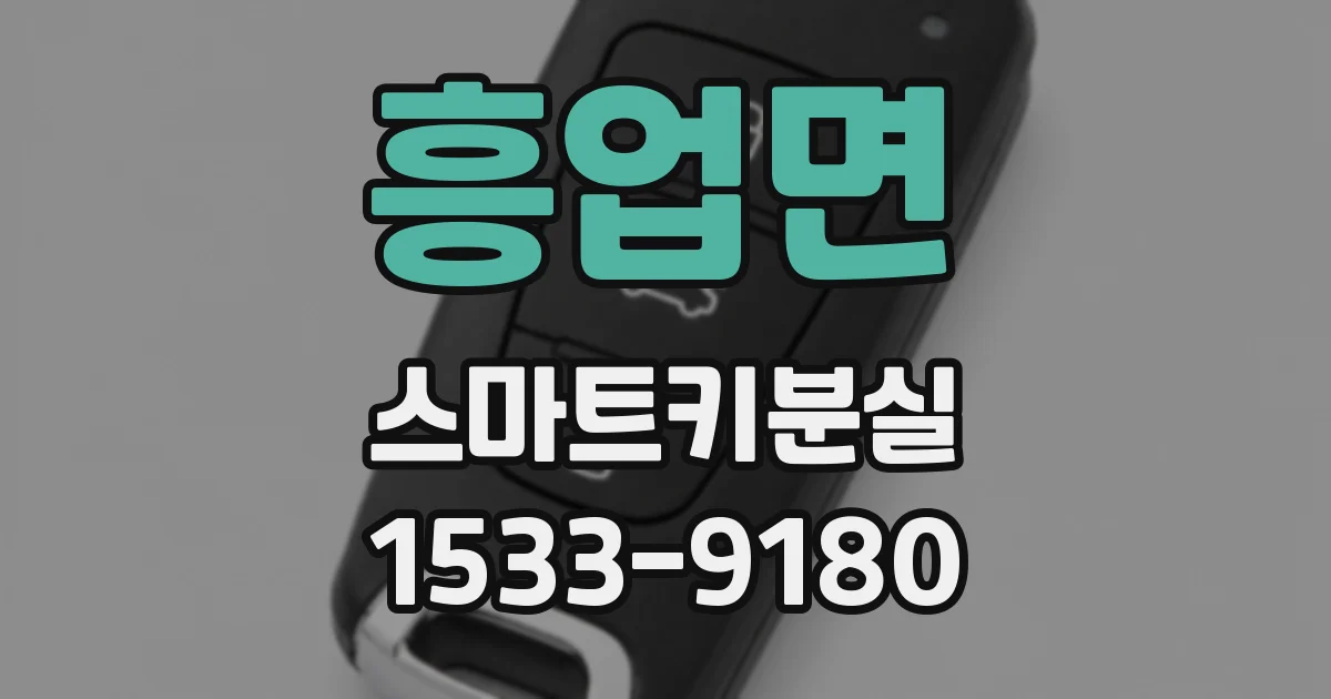흥업면 스마트키분실