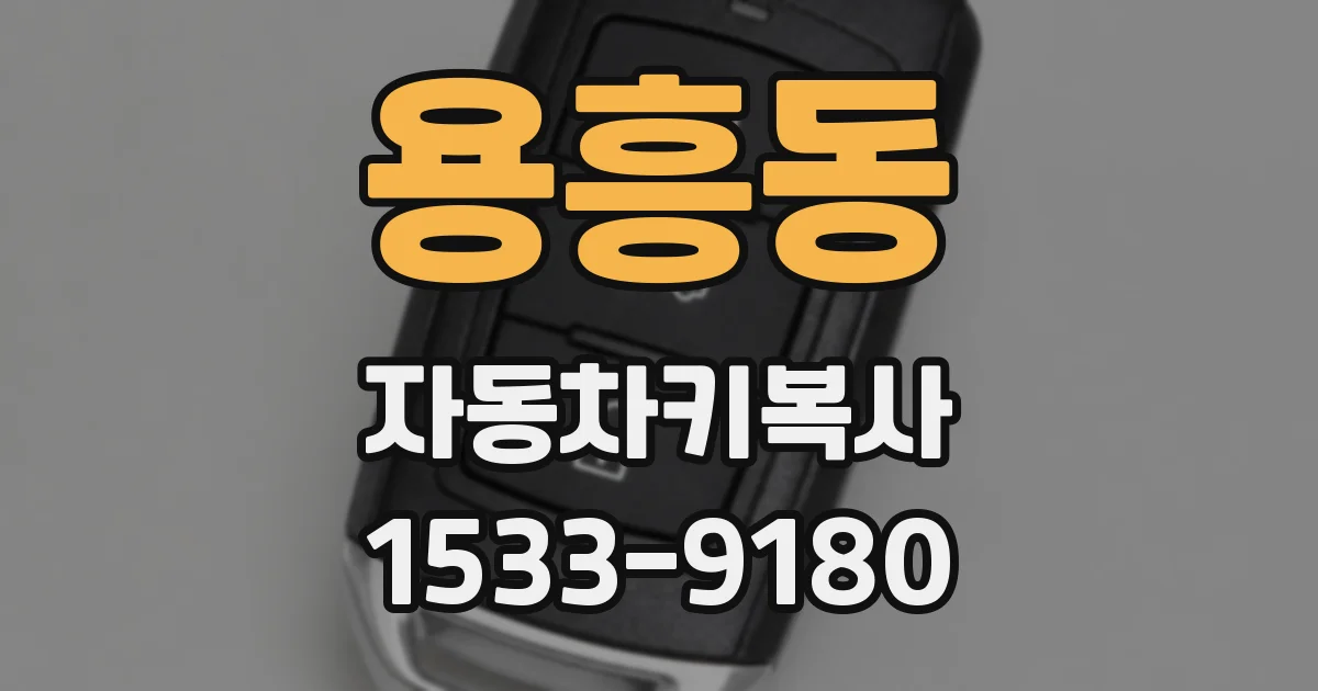 용흥동 자동차키복사