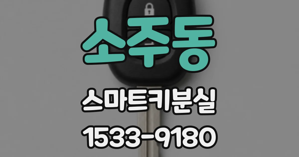소주동 스마트키분실