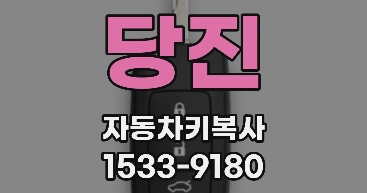 당진 자동차키복사