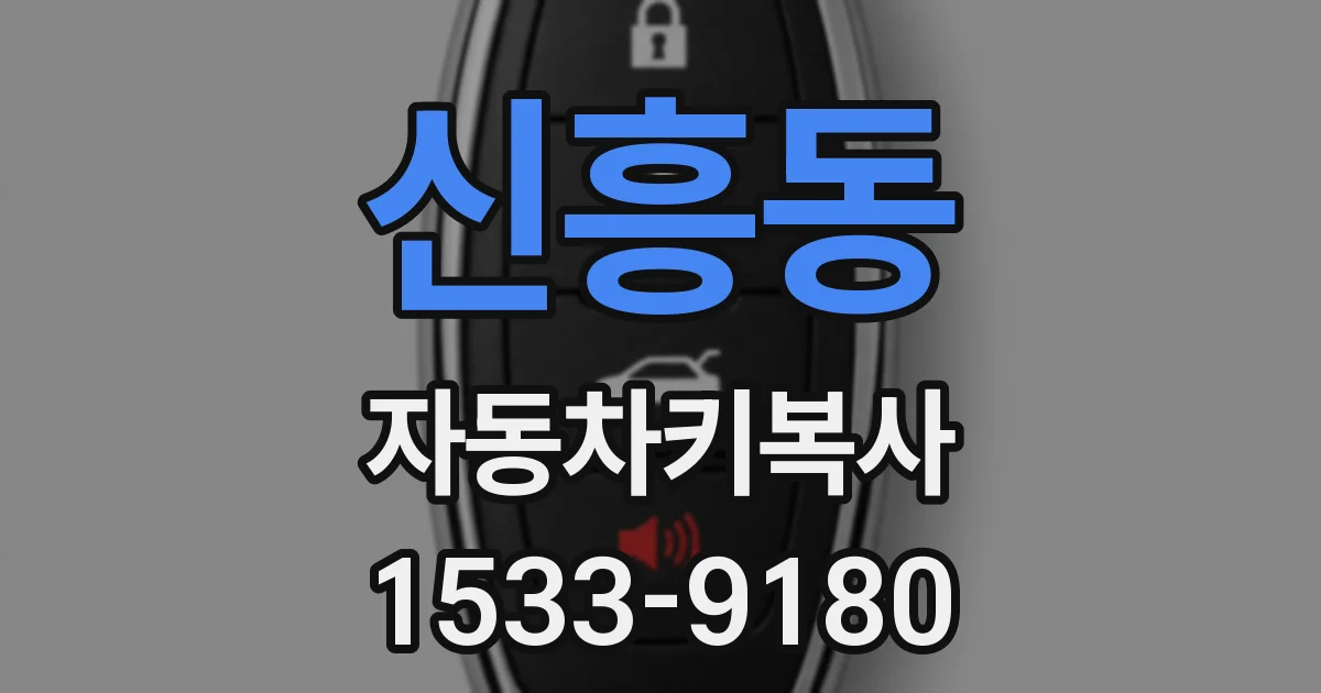 신흥동 자동차키복사