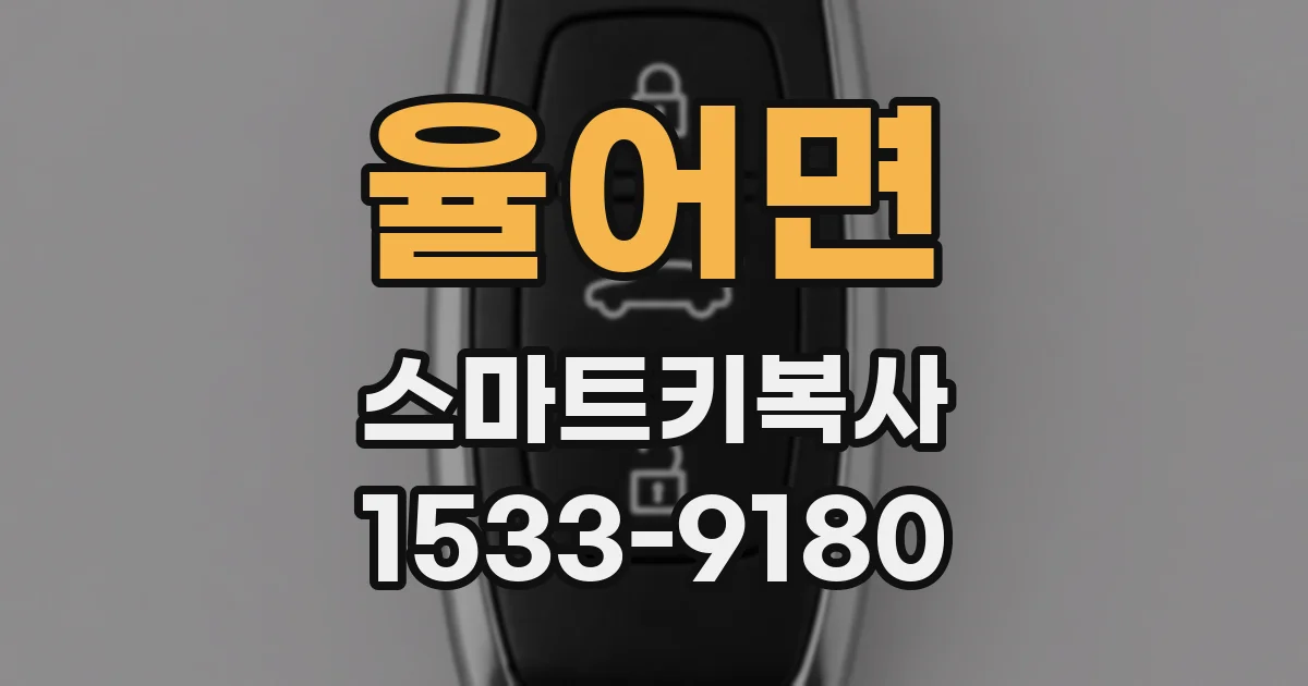 율어면 스마트키복사