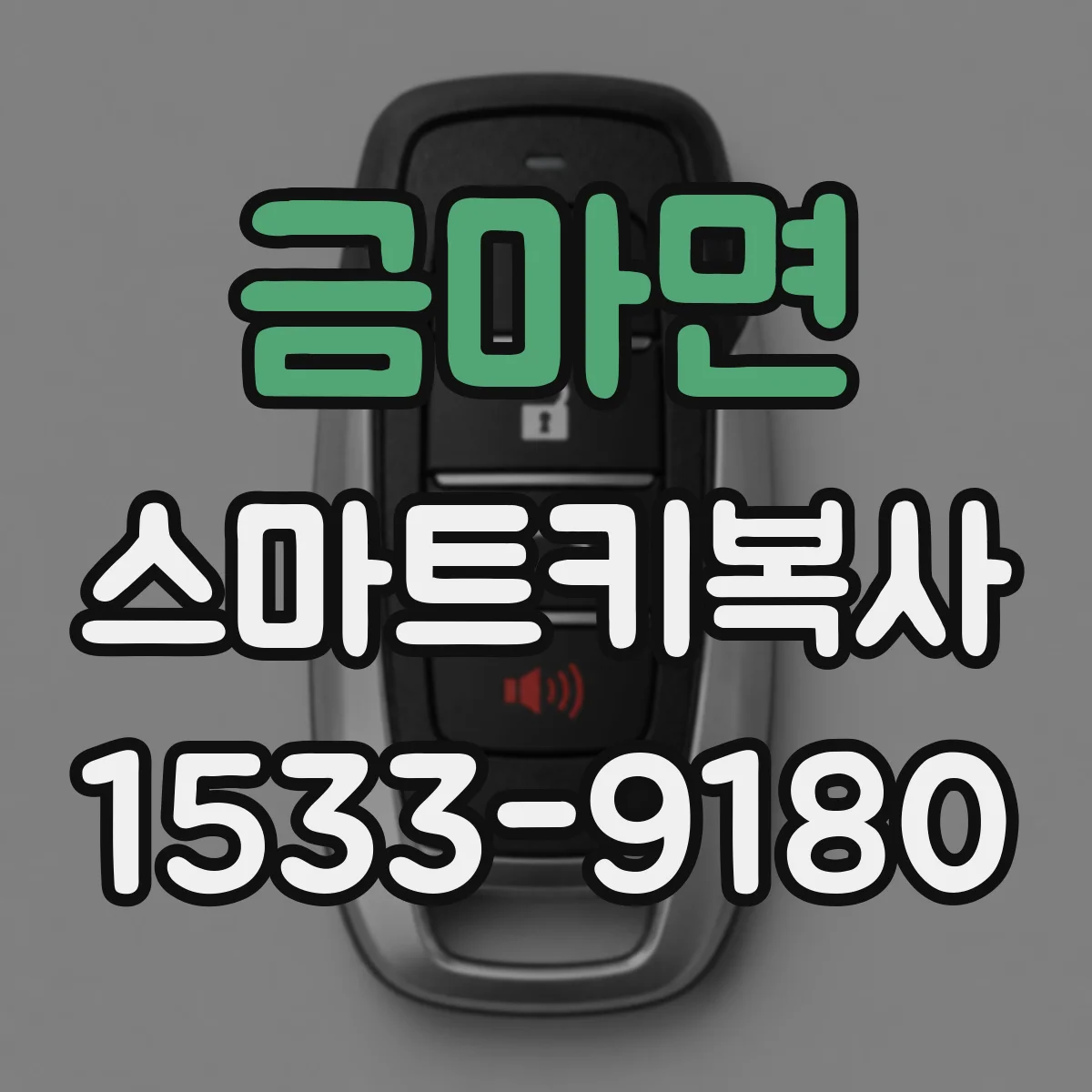 금마면 스마트키복사